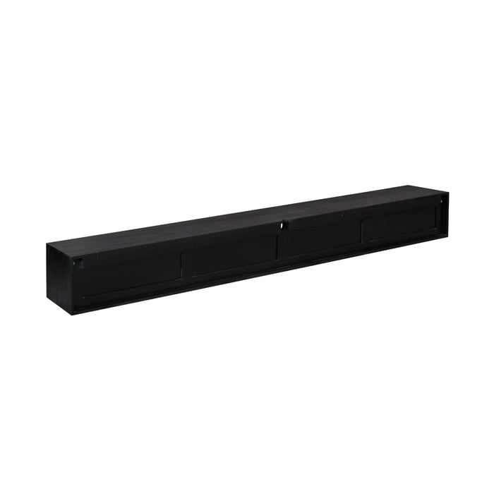 STARFURN TV-meubel Zwevend tv meubel Ambiance Zwart 280 cm 280x30x35 cm