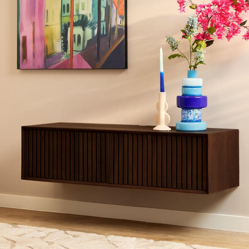 STARFURN TV-meubel Zwevend tv meubel Madison Bruin 120 cm 120x35x30 cm-TV-meubels-Starfurn