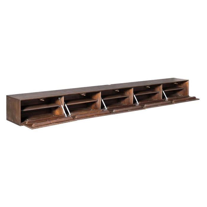 STARFURN TV-meubel Zwevend tv meubel Madison Bruin 280 cm 280x35x30 cm-TV-meubels-Starfurn