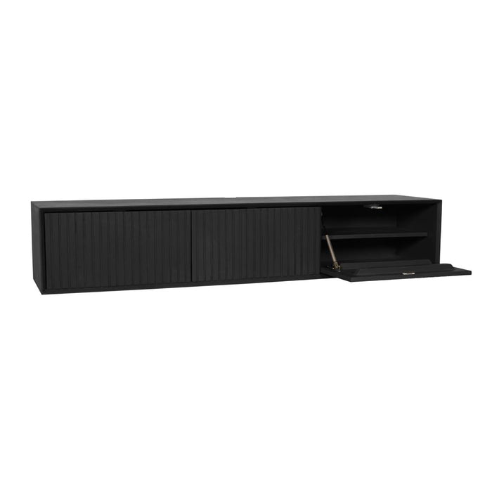 STARFURN TV-meubel Zwevend tv meubel Madison Zwart 160 cm 160x35x30 cm-TV-meubels-Starfurn