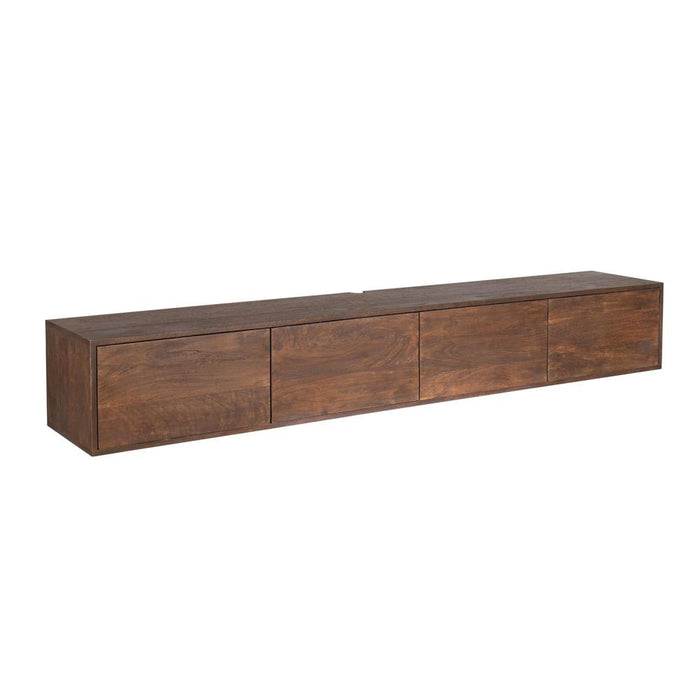 STARFURN TV-meubel Zwevend tv meubel Vision Bruin 200 cm 200x30x35 cm-TV-meubels-Starfurn