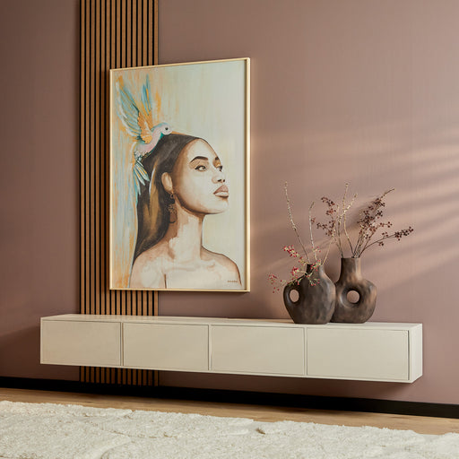 STARFURN TV-meubel Zwevend tv meubel Vision Zand 240 cm 240x30x35 cm-TV-meubels-Starfurn
