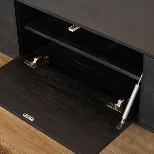 STARFURN TV-meubel Zwevend tv meubel Vision Zwart 200 cm 200x30x35 cm-TV-meubels-Starfurn