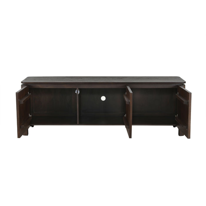 STARFURN Tv meubel Dallas Bruin Mangohout 165 cm-TV-meubels-Starfurn