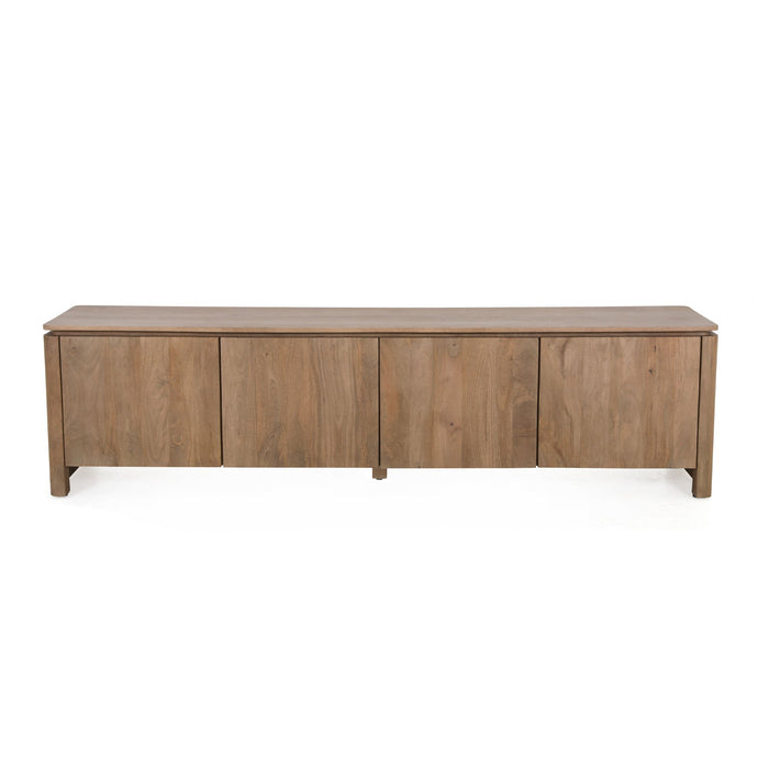STARFURN Tv meubel Dallas Naturel Mangohout 210 cm-TV-meubels-Starfurn
