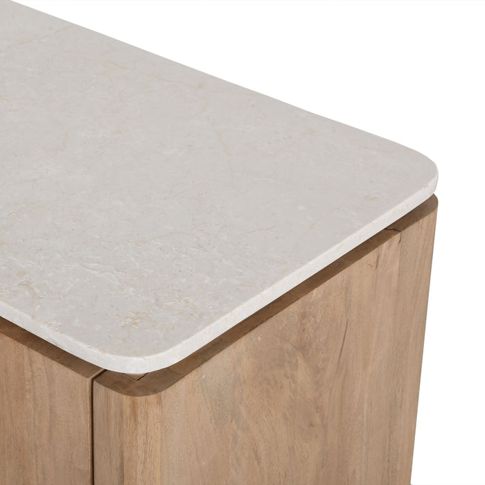 STARFURN Tv meubel Dallas Naturel Mangohout 210 cm-TV-meubels-Starfurn