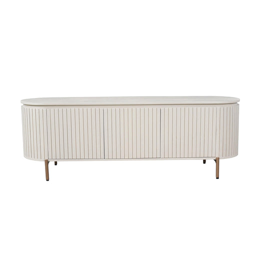 STARFURN Tv meubel Solana Zand Mangohout 165 cm-TV-meubels-Starfurn