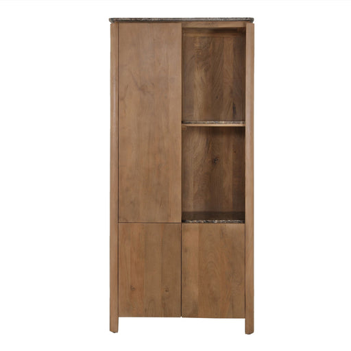 STARFURN Vakkenkast Dallas Naturel Mangohout 90 cm-Opbergkasten-Starfurn