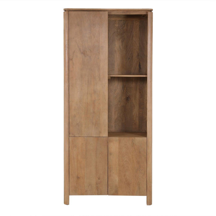 STARFURN Vakkenkast Dallas Naturel Mangohout 90 cm-Opbergkasten-Starfurn