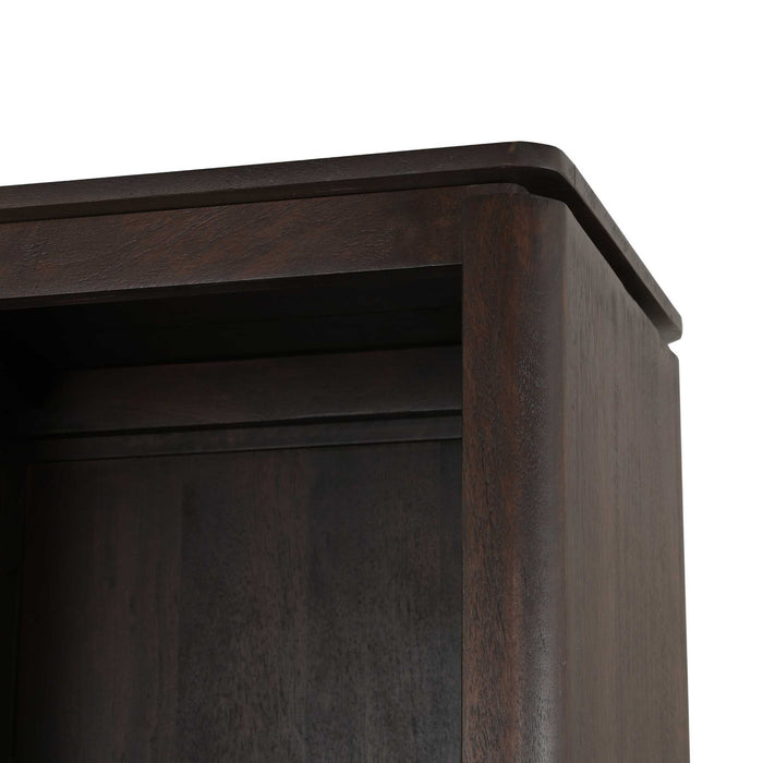 STARFURN Vakkenkast XL Dallas Bruin Mangohout 160 cm-Opbergkasten-Starfurn