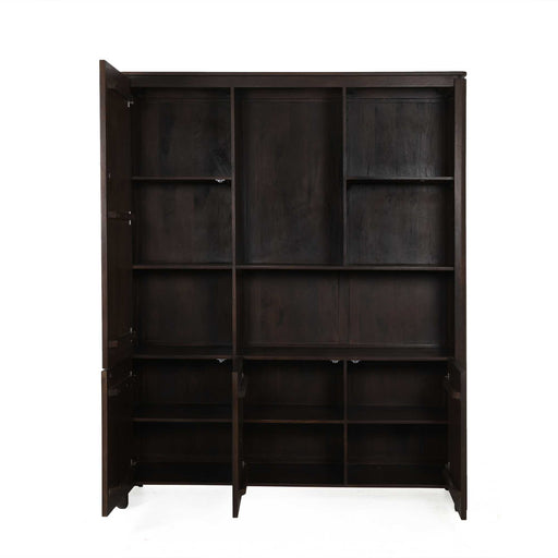 STARFURN Vakkenkast XL Dallas Bruin Mangohout 160 cm-Opbergkasten-Starfurn