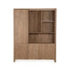 STARFURN Vakkenkast XL Dallas Naturel Mangohout 160 cm-Opbergkasten-Starfurn