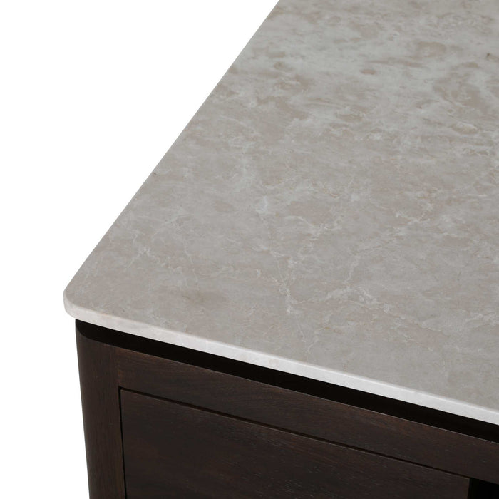 STARFURN Vierkante Salontafel Dallas Bruin Mangohout 80 cm-Salontafels-Starfurn