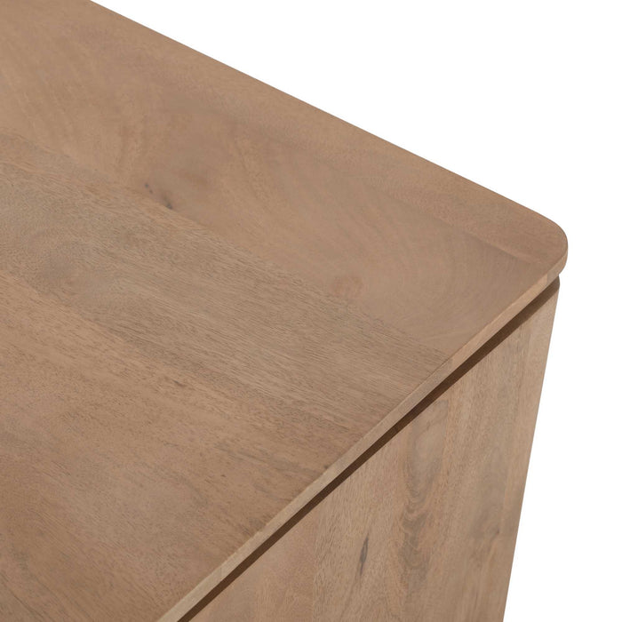 STARFURN Vierkante Salontafel Dallas Naturel Mangohout 80 cm-Salontafels-Starfurn