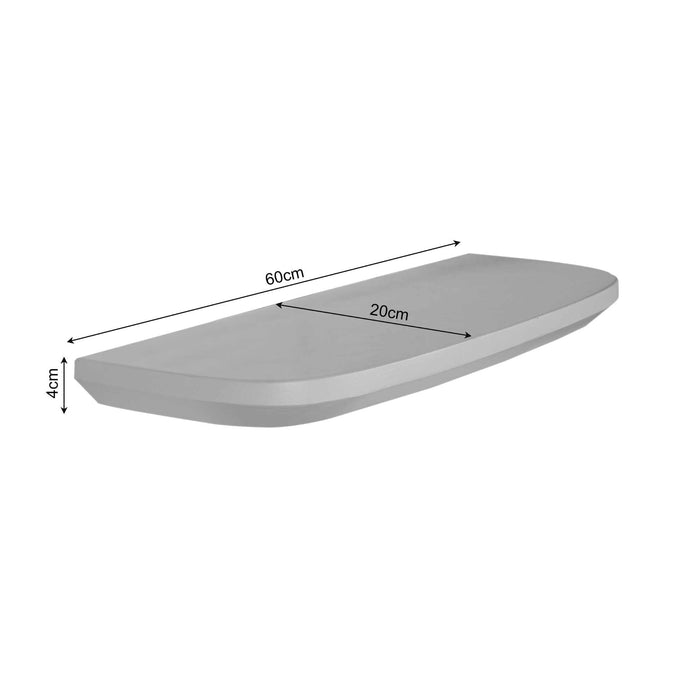 STARFURN Wandplank Gusta Bruin Mangohout 60x20 cm