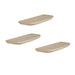 STARFURN Wandplank Gusta Zand Mangohout 60x20 cm-Wandplanken-Starfurn