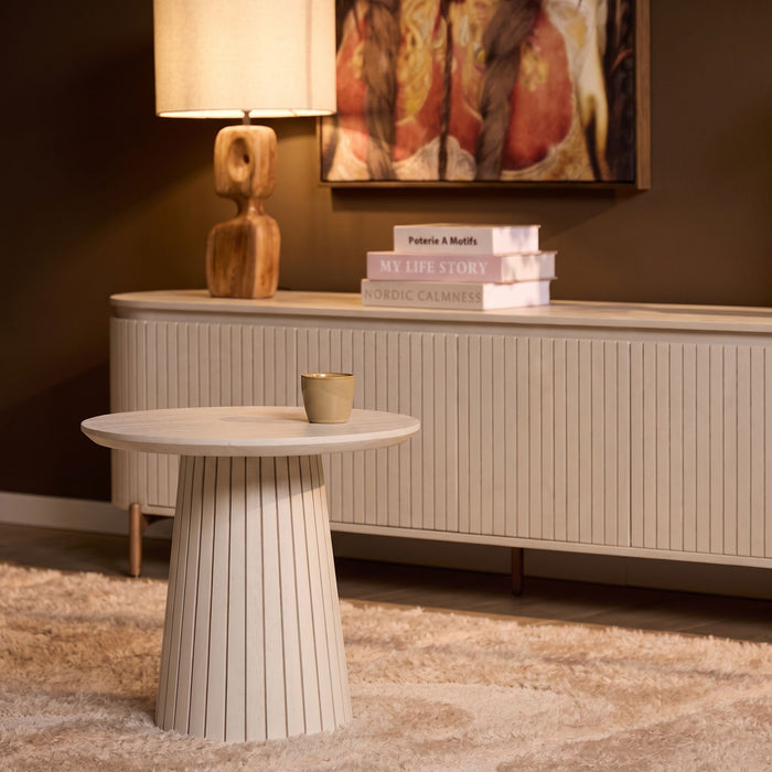 STARFURN Salontafel Solana Zand Mangohout 50 cm