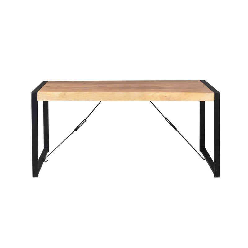 Eettafel Britt Mangohout Naturel 180x90-Eettafels-Starfurn