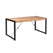 Eettafel Britt Mangohout Naturel 180x90-Eettafels-Starfurn
