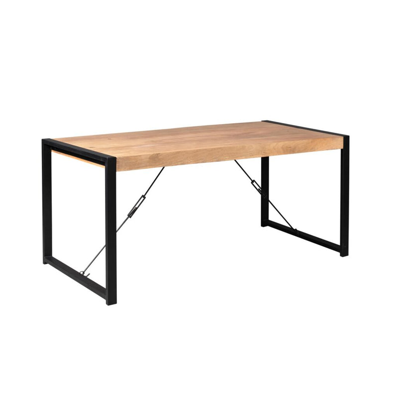 Eettafel Britt Mangohout Naturel 180x90-Eettafels-Starfurn