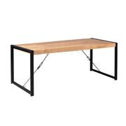 Eettafel Britt Mangohout Naturel 200x90-Eettafels-Starfurn
