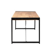 Eettafel Britt Mangohout Naturel 200x90-Eettafels-Starfurn