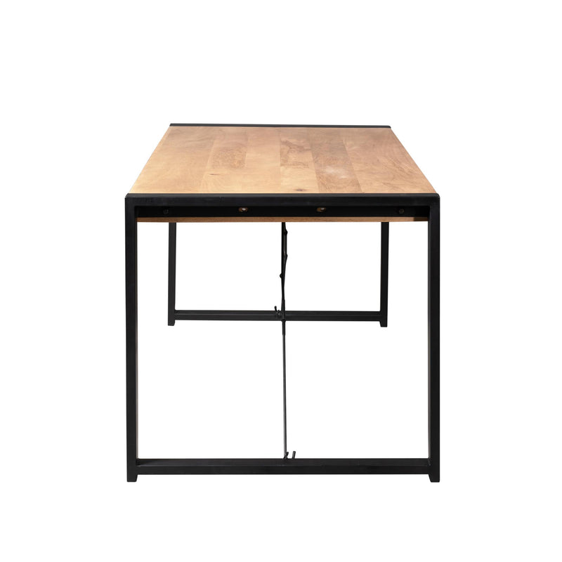 Eettafel Britt Mangohout Naturel 200x90-Eettafels-Starfurn
