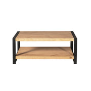 Salontafel Britt Mangohout Naturel 110x60 Onderblad-Salontafels-Starfurn