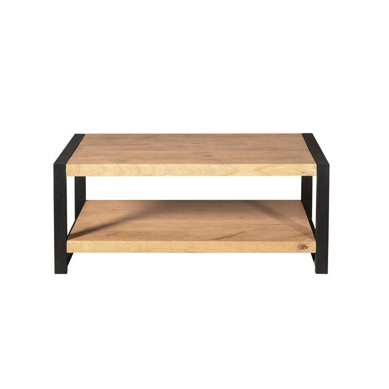 Salontafel Britt Mangohout Naturel 110x60 Onderblad-Salontafels-Starfurn