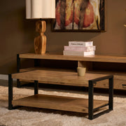 Salontafel Britt Mangohout Naturel 110x60 Onderblad-Salontafels-Starfurn