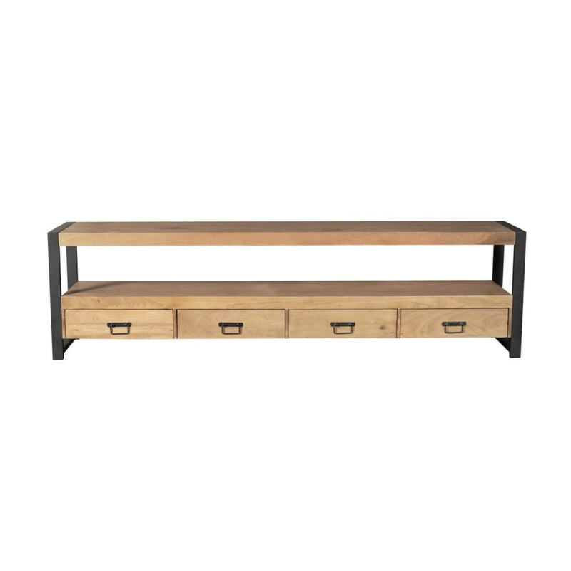 TV-meubel Britt Mangohout Naturel 180cm-TV-meubels-Starfurn