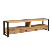 TV-meubel Britt Mangohout Naturel 220cm-TV-meubels-Starfurn