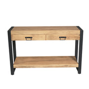 Consoletafel Britt Mangohout Naturel 120cm-Consoletafels-Starfurn