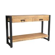 Consoletafel Britt Mangohout Naturel 120cm-Consoletafels-Starfurn