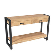 Consoletafel Britt Mangohout Naturel 120cm-Consoletafels-Starfurn