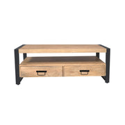 Salontafel Britt Mangohout Naturel 120x60 Vier Lades-Salontafels-Starfurn