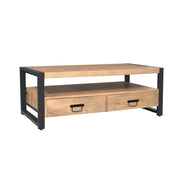 Salontafel Britt Mangohout Naturel 120x60 Vier Lades-Salontafels-Starfurn