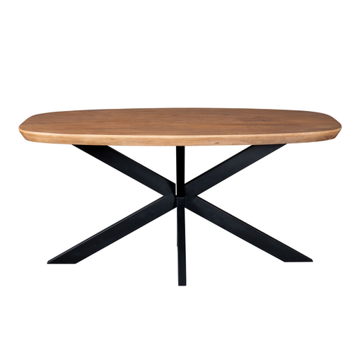 Eettafel Madison Naturel 160 cm Deens ovaal 160x90x76 cm-Eettafels-Starfurn