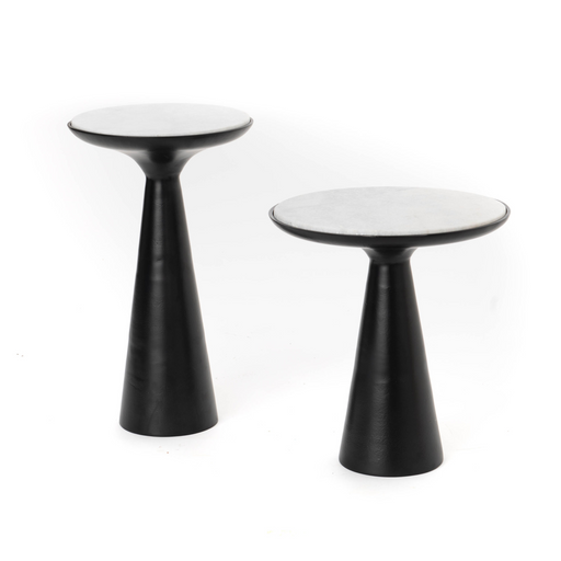 Bijzettafel Essy Zwart 38 cm 38x38x63 cm-Bijzettafels-Starfurn