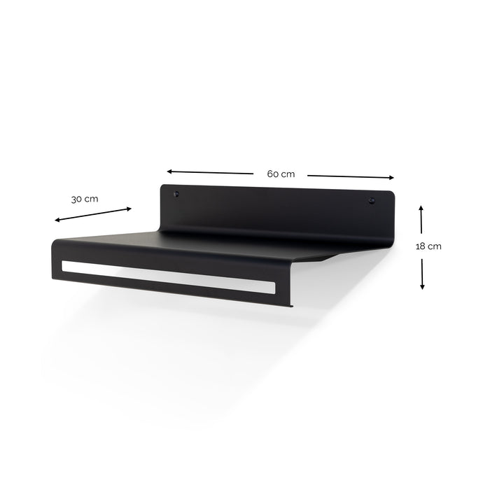 SWAY 60 Wandkapstok - Zwart Spinder Design-Kapstokken-Spinder