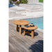 Salontafel 2de kans massief Teak Fusuma Salontafel M 60 cm-Salontafels-Bazar Bizar