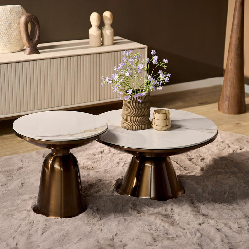 Salontafel Alix Metaal 50 cm 50x50x49.5 cm-Salontafels-Starfurn
