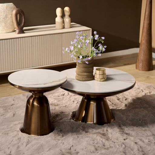 Salontafel Alix Metaal 50 cm 50x50x49.5 cm-Salontafels-Starfurn