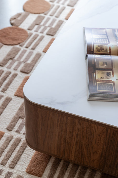 Salontafel Almira Hout Bruin 60x120 cm