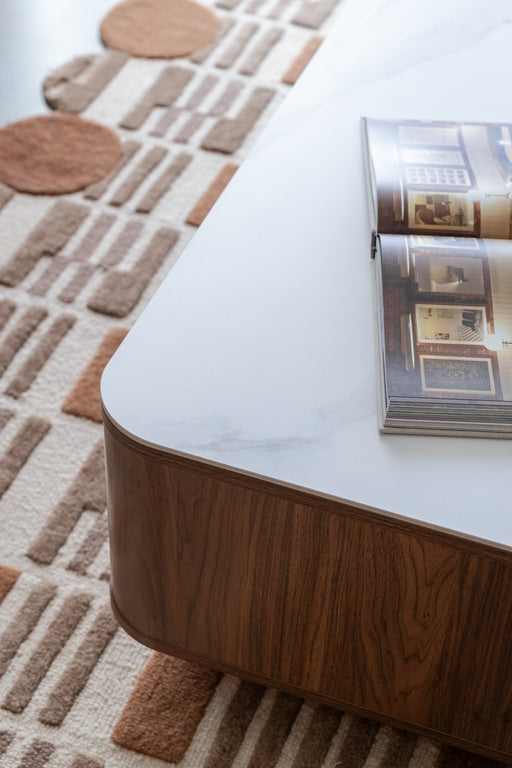 Salontafel Almira Hout Bruin 60x120 cm
