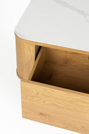 Salontafel Almira Hout Naturel 60x120 cm-Salontafels-Creating Home