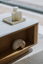 Salontafel Almira Hout Naturel 60x120 cm-Salontafels-Creating Home