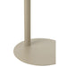 Salontafel Beige Metaal Rond 40 cm 40x40x50 cm-Bijzettafels-J-Line