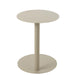 Salontafel Beige Metaal Rond 40 cm-Salontafels-J-Line