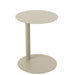 Salontafel Beige Metaal Rond 40 cm-Salontafels-J-Line